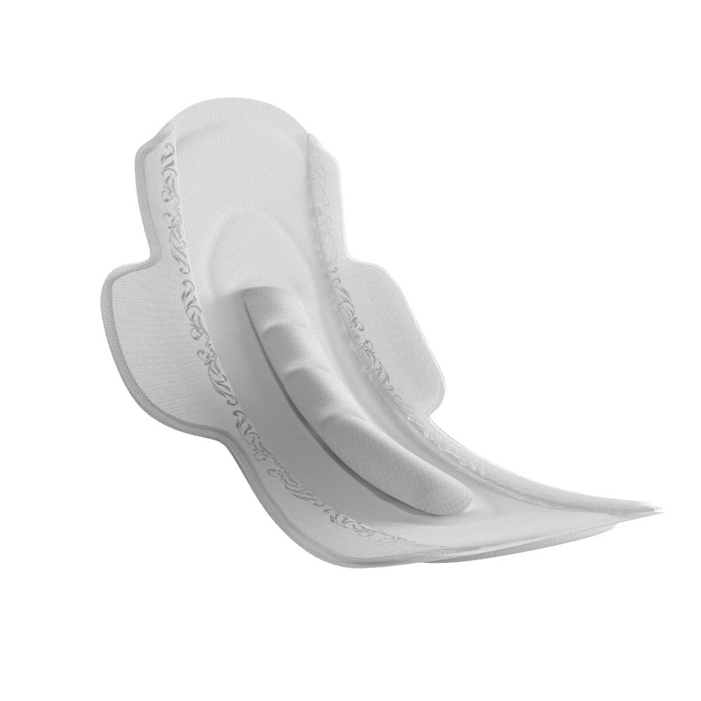 Medium convex sanitary napkin